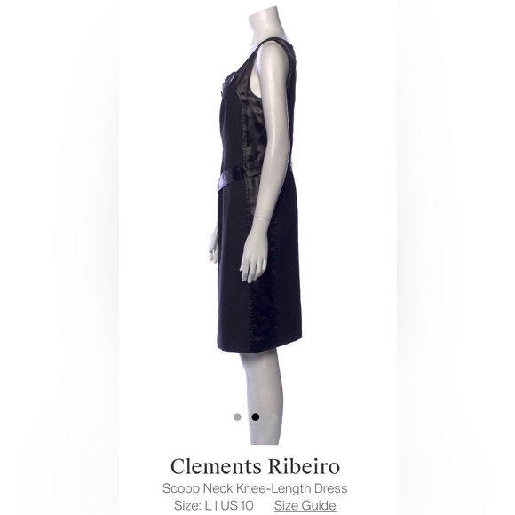 Clements Ribeiro Shift Dress. Sleeveless with Scoop Neck.  Like New Condition! - Picture 2 of 9